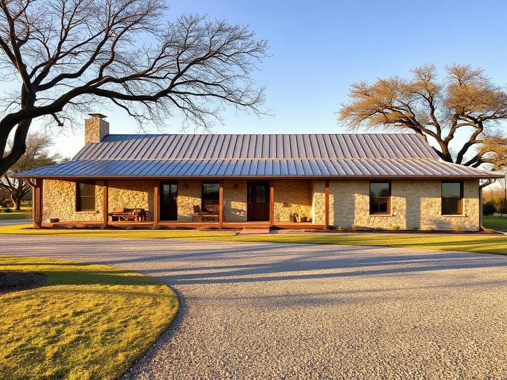 The Llano — Ranch house plan exterior
