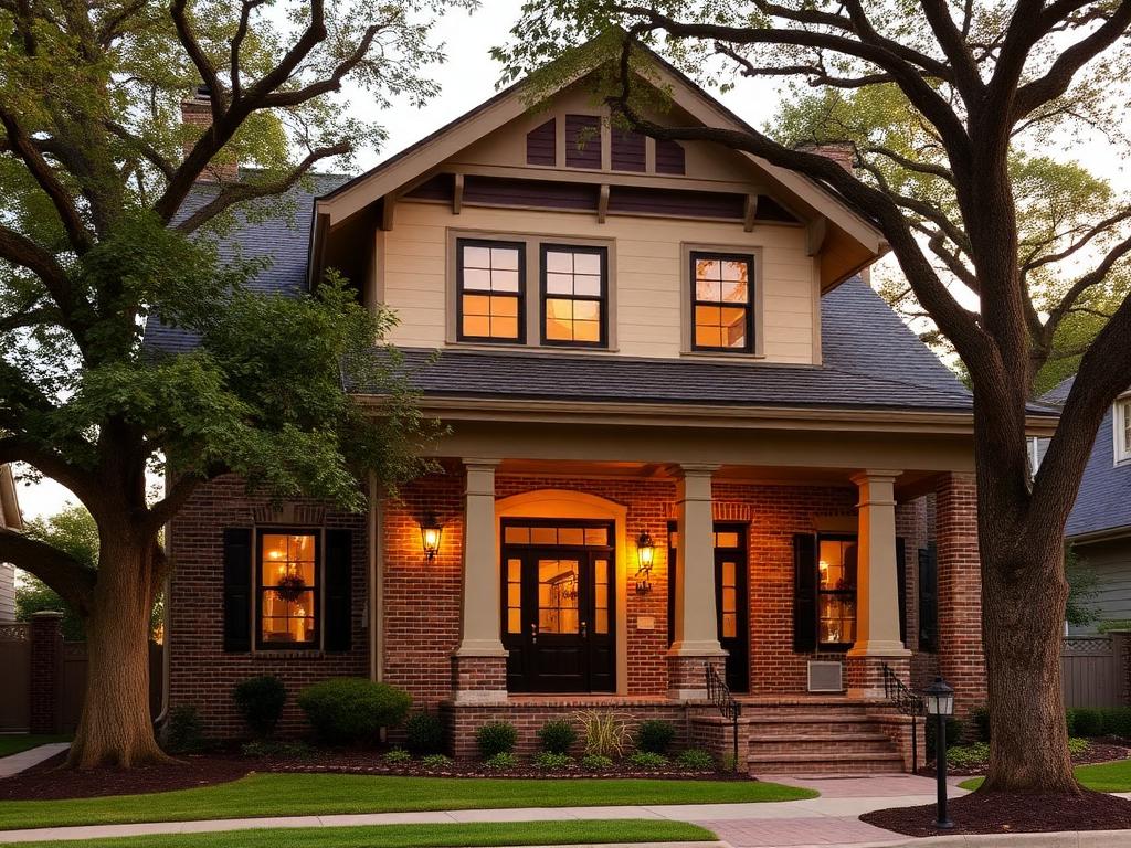 The Heights — Craftsman house plan exterior