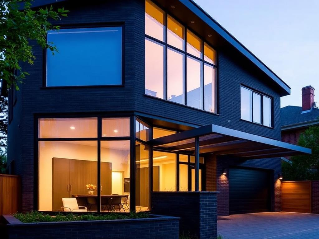 The Trinity — Modern house plan exterior