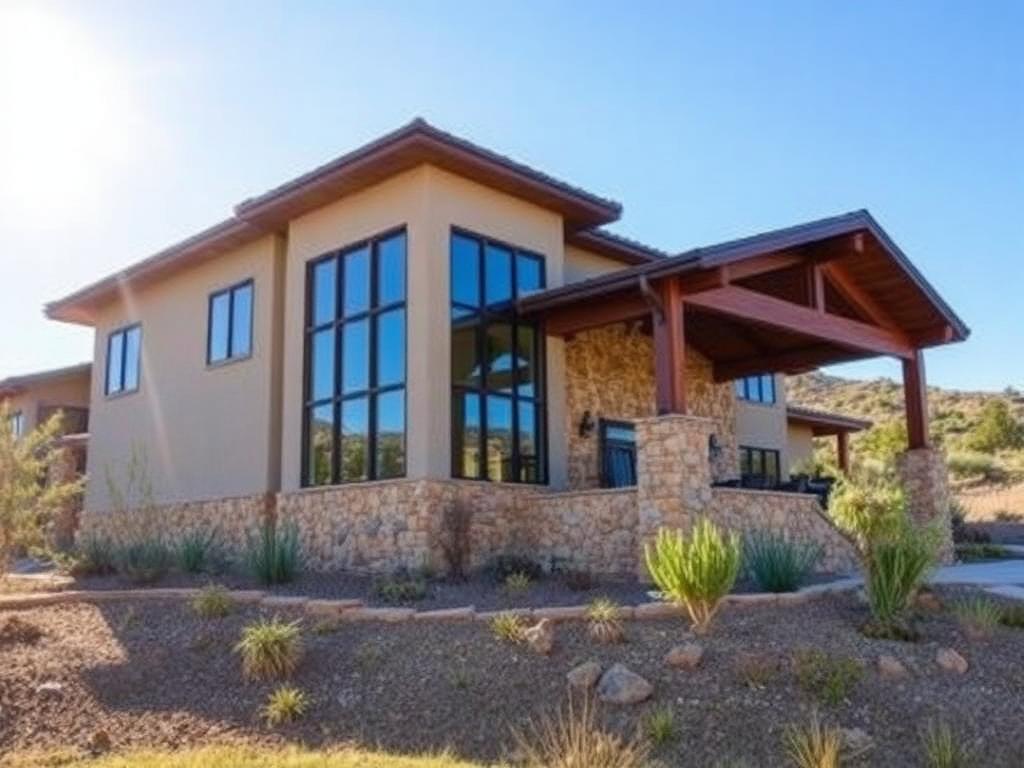 The Pedernales — Ranch house plan exterior